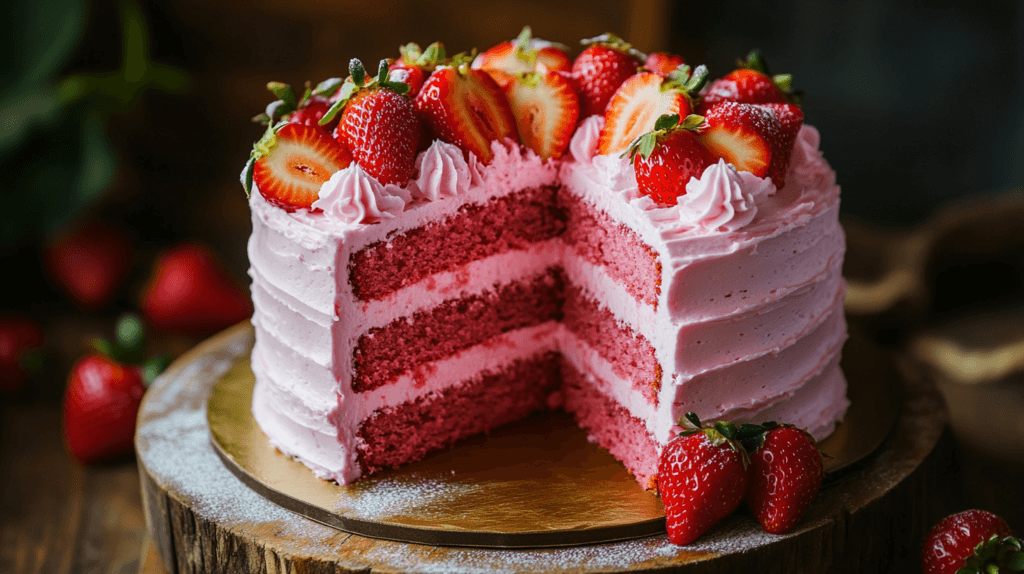 strawberry cake recipe