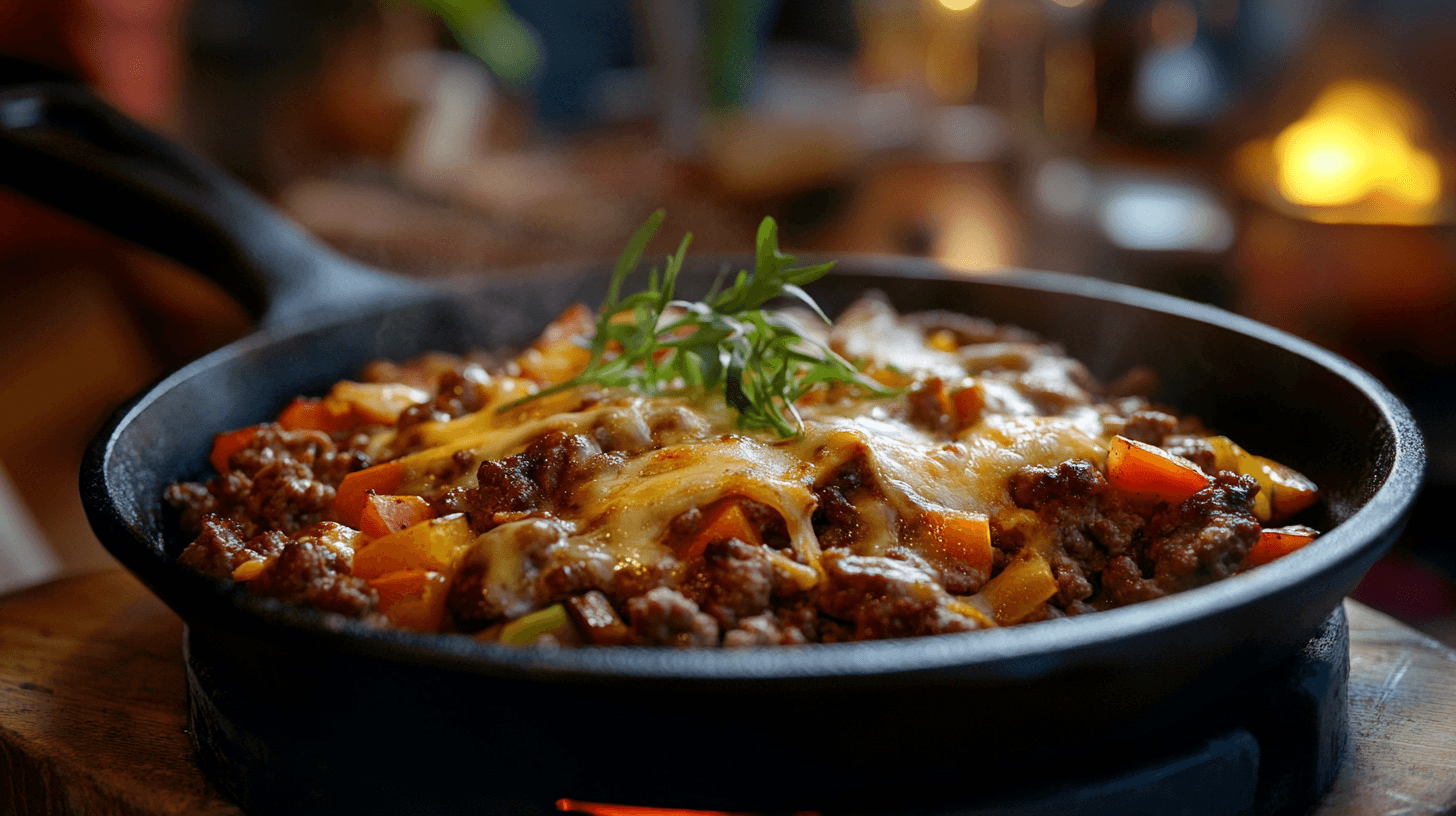 easy hamburger meat recipes in a skillet