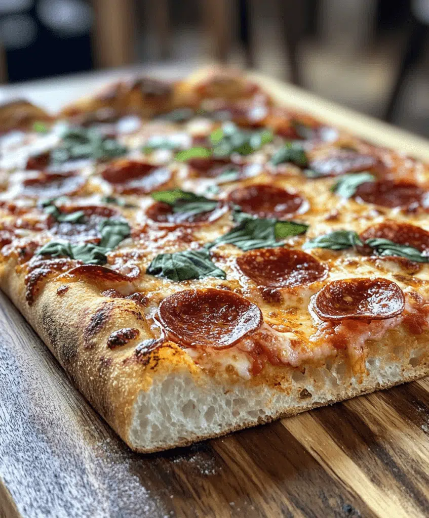 Sliced sourdough pizza with golden crust and halal toppings