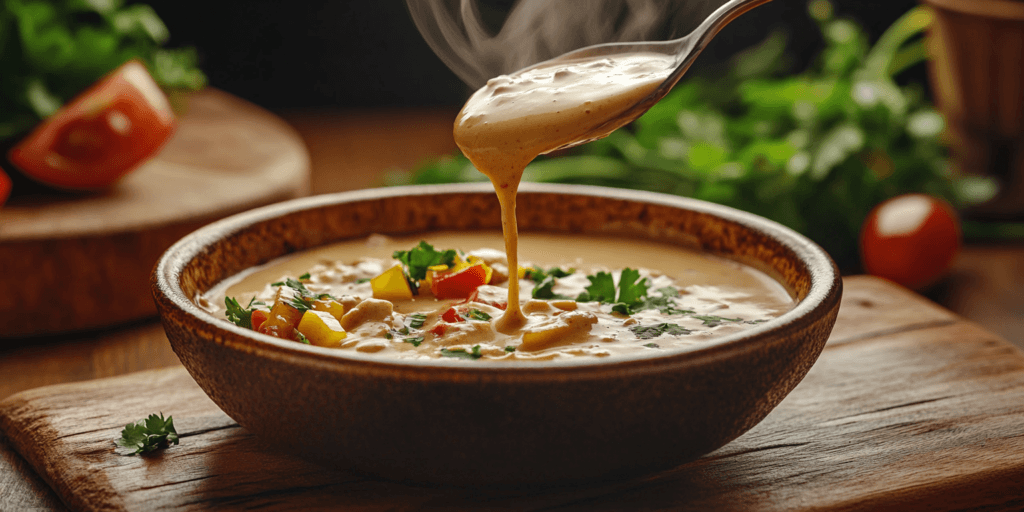Chicken Gravy Recipe served warm in a bowl