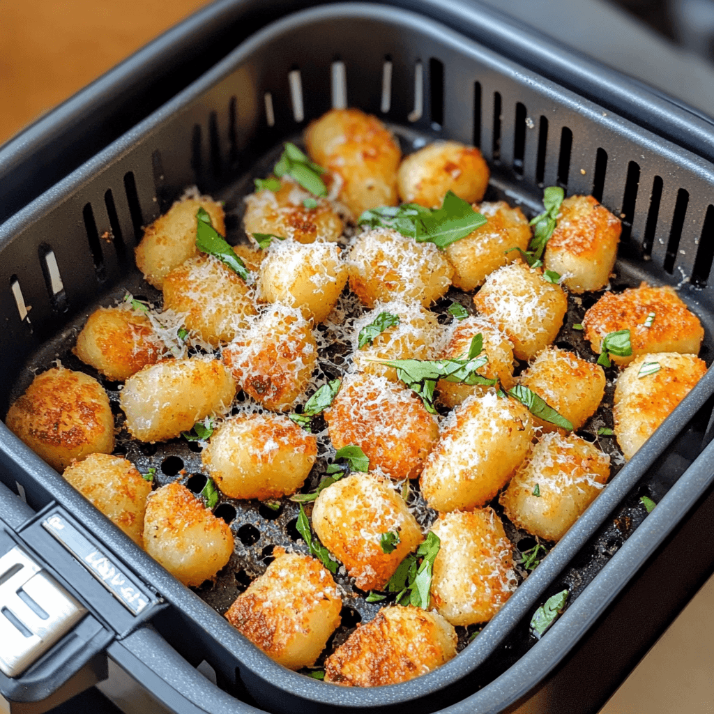 Reheating smashed gnocchi in air fryer