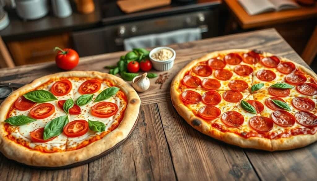 Classic Margherita and Pepperoni easy pizza recipes Classic Margherita and Pepperoni easy pizza recipes