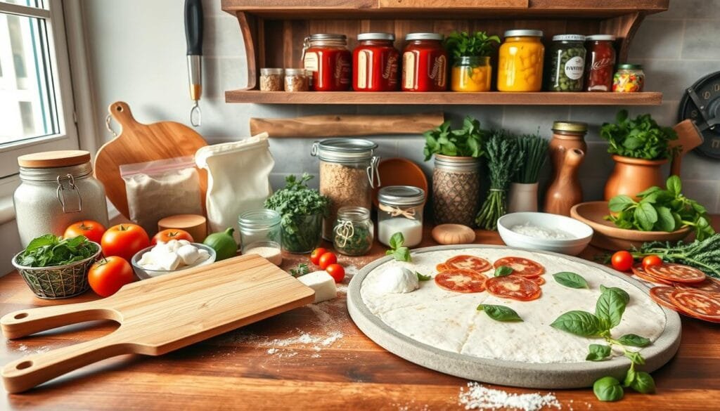 Essential tools and pantry staples for homemade pizza recipes Essential tools and pantry staples for homemade pizza recipes