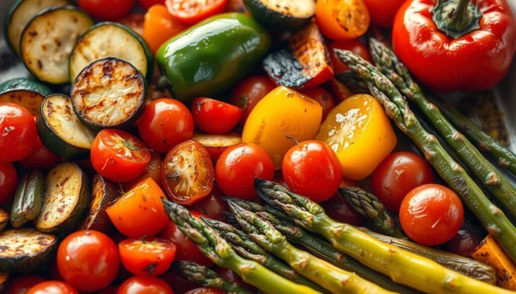 Quick Roasted and Grilled Vegetables Under 300 Calories